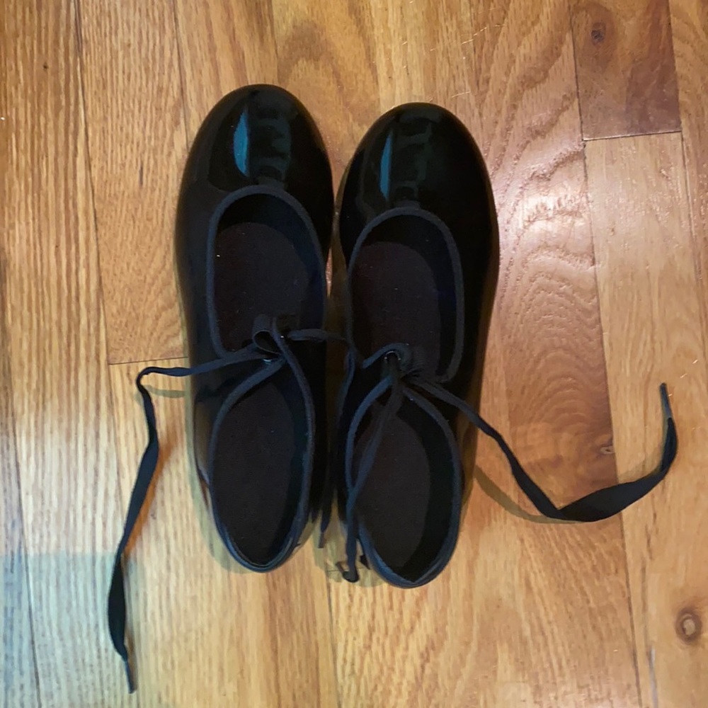Black tap shoes